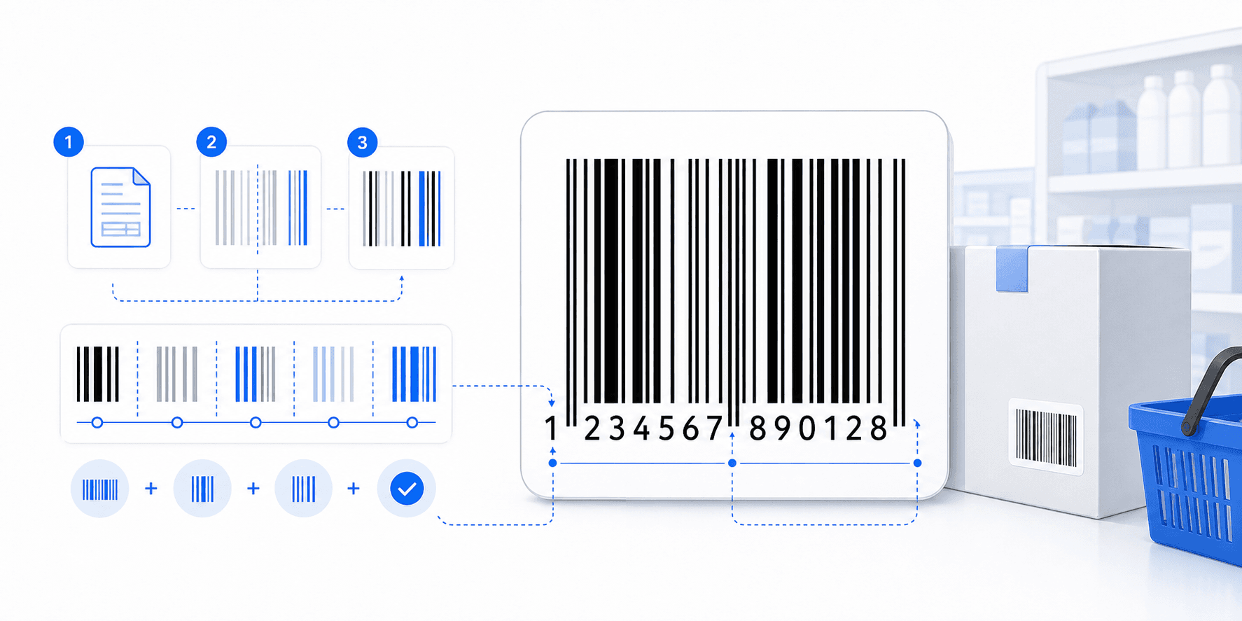 How to Create an EAN-13 Barcode: Complete standard guide hero illustration