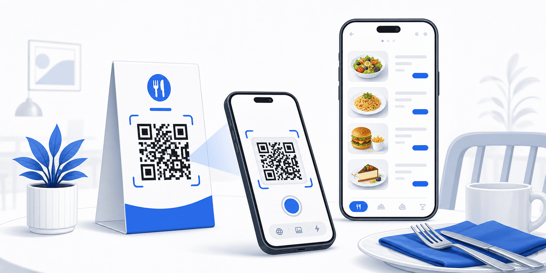 Digital Dining: Setting up QR code restaurant menus completely free hero illustration