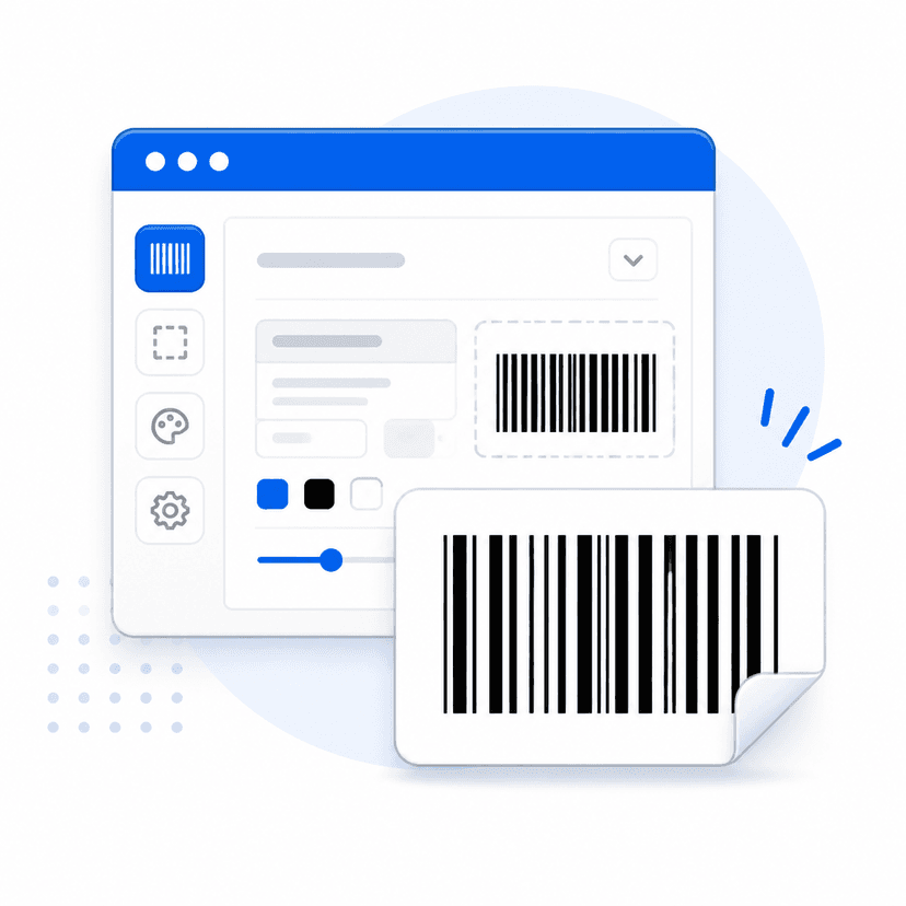 Barcode generator tool preview